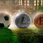 Foot ball Litecoin and BTC coin