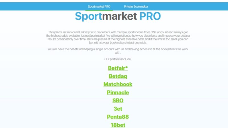 Back Office do Sport Market