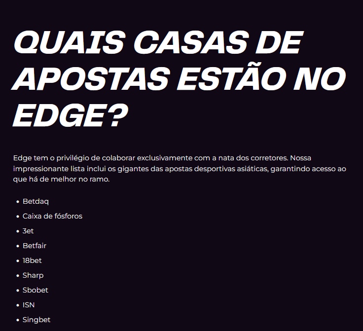 Lista de casas de apostas